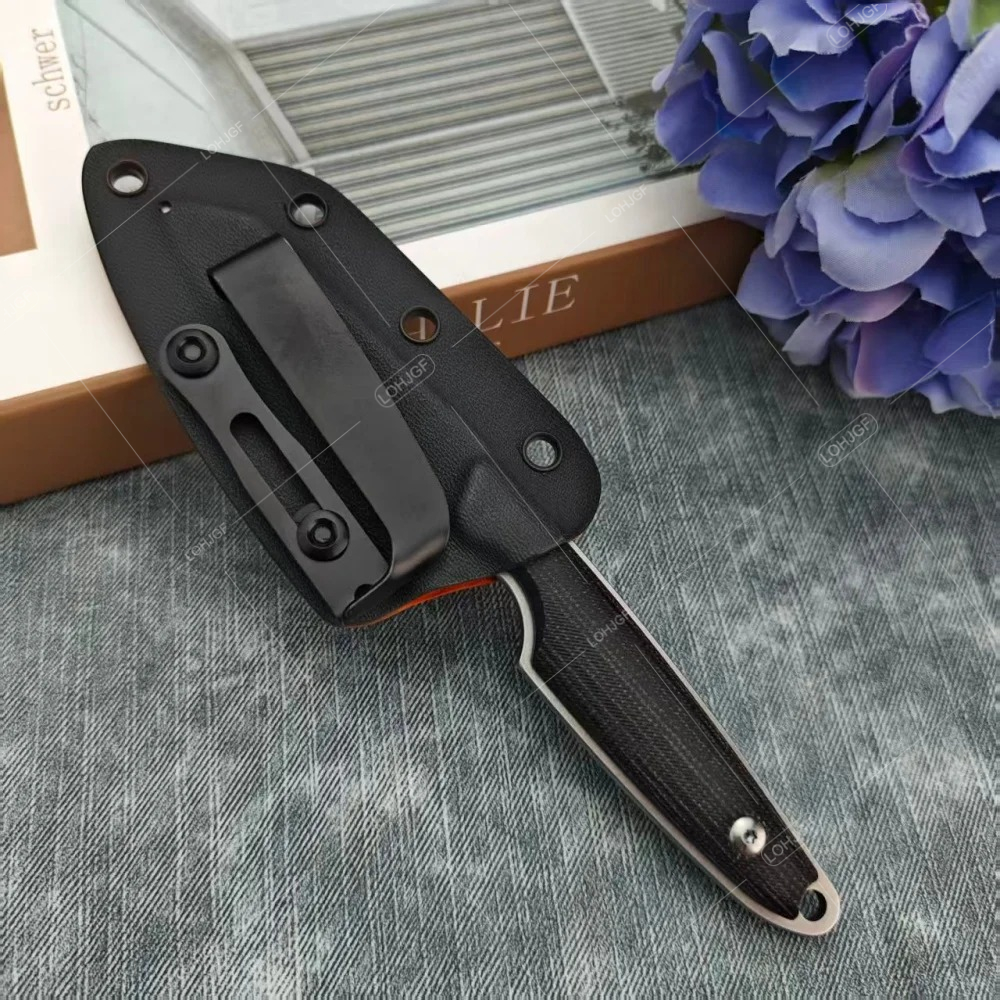 Handmade Micarta Handle Stainl - مراجعة Camping Cooking Knife With Sheath وسعره