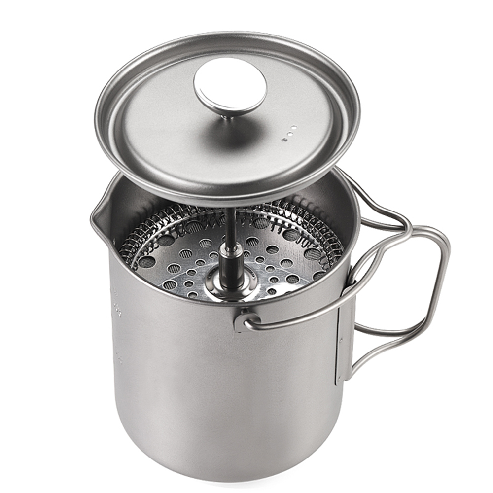 Lixada 750ml Titanium Coffee C - مراجعة Camping Cooking Mug وسعره