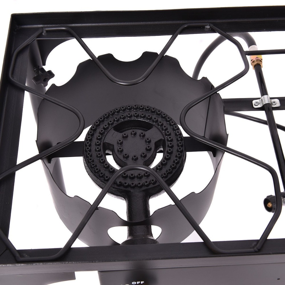 150000BTU Portable Propane Dou - مراجعة Camping Double Cooking Stove وسعره