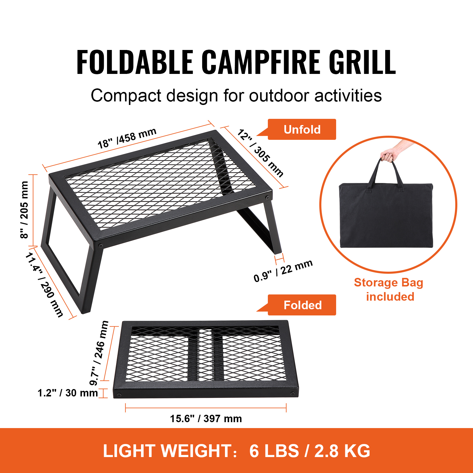 SucceBuy 18/24in Barbecue Char - مراجعة Camping Cooking Area وسعره