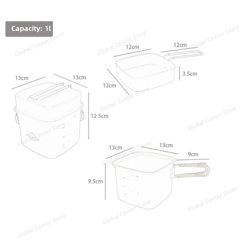 Camping Cookware Mess Kit Prac - مراجعة Camping Cooking Mess Kit وسعره