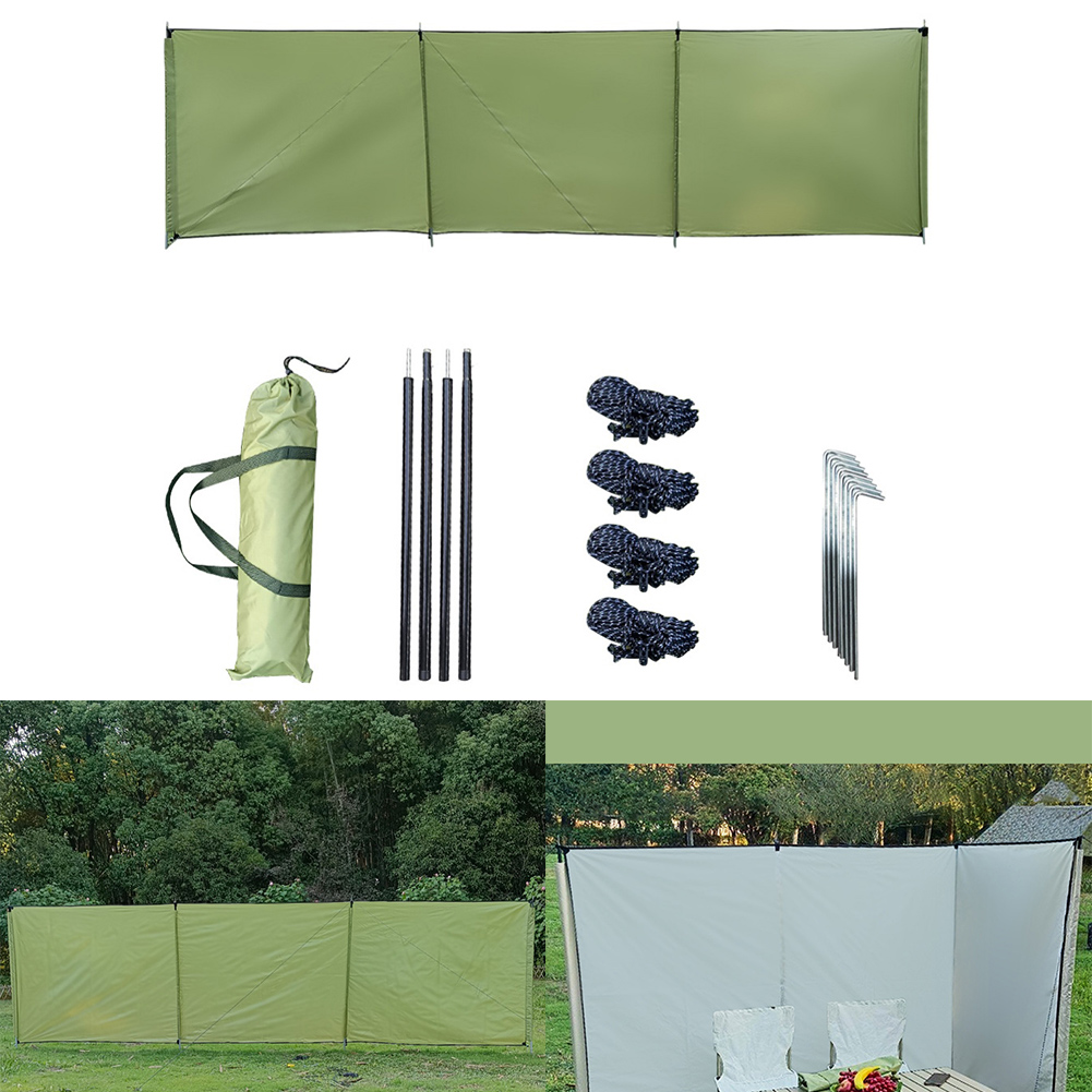 Extra-Large Oxford Cloth Campi - مراجعة Camping Cooking Windscreen وسعره