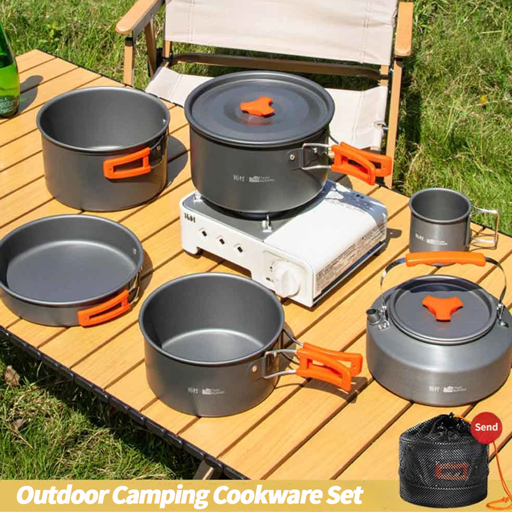 Camping Cookware Set Outdoor C - مراجعة Camping Cooking Roll وسعره