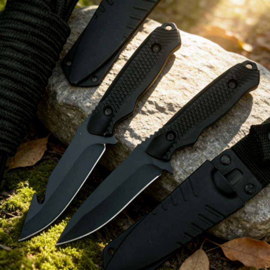 Multi-functional Outdoor Climb - مراجعة Camping Cooking Knife With Sheath وسعره