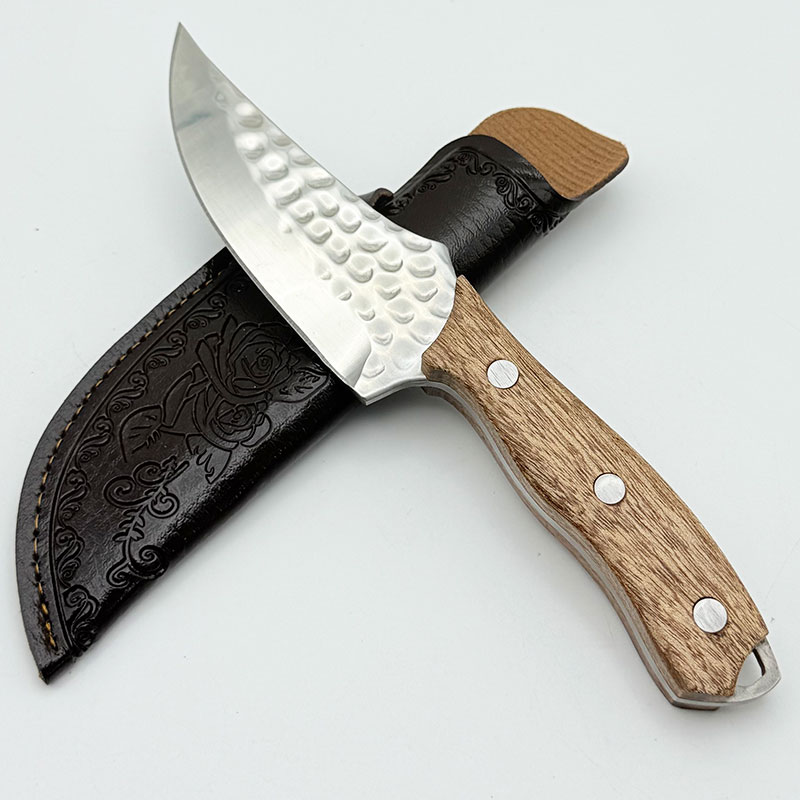 Hand Forged Kitchen Boning Kni - مراجعة Camping Cooking Knife With Sheath وسعره