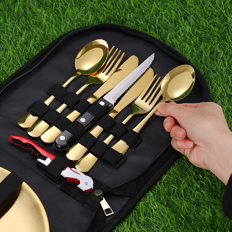 10Pcs Camping Tableware Set 30 - مراجعة Camping Cooking Dishes وسعره