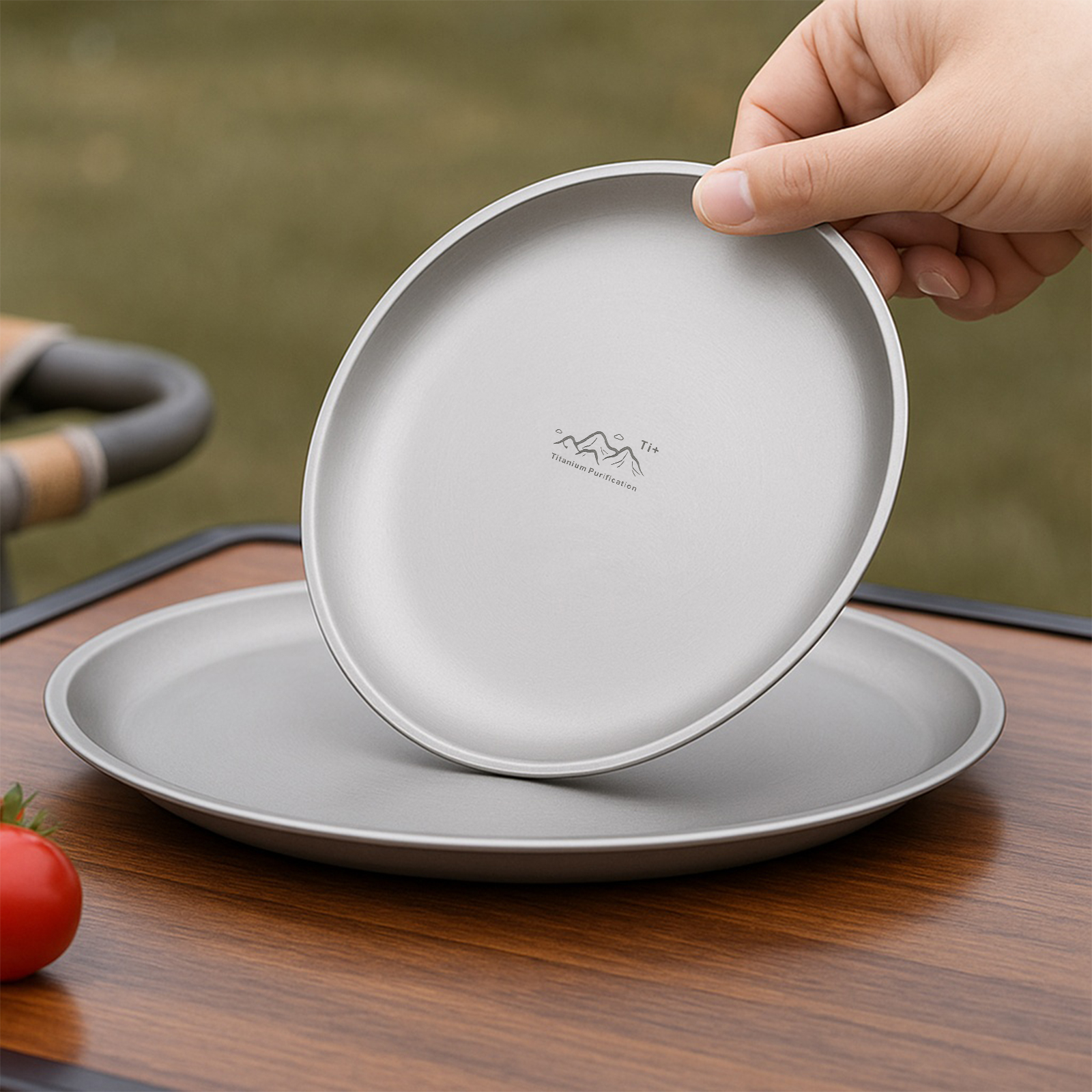 14/17/20cm Titanium Camping Pl - مراجعة Camping Cooking Dishes وسعره