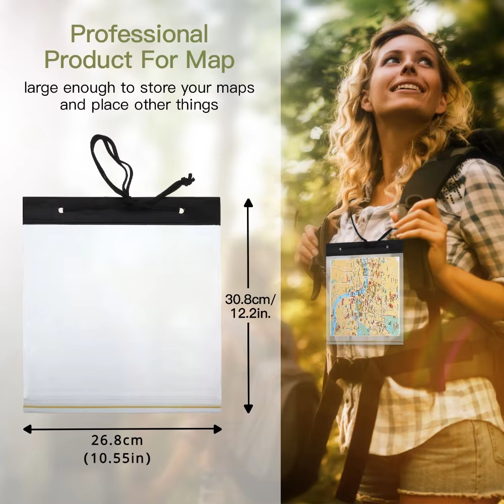 1PC Map Case Clear Waterproof  - مراجعة Camping Cooking Cover وسعره