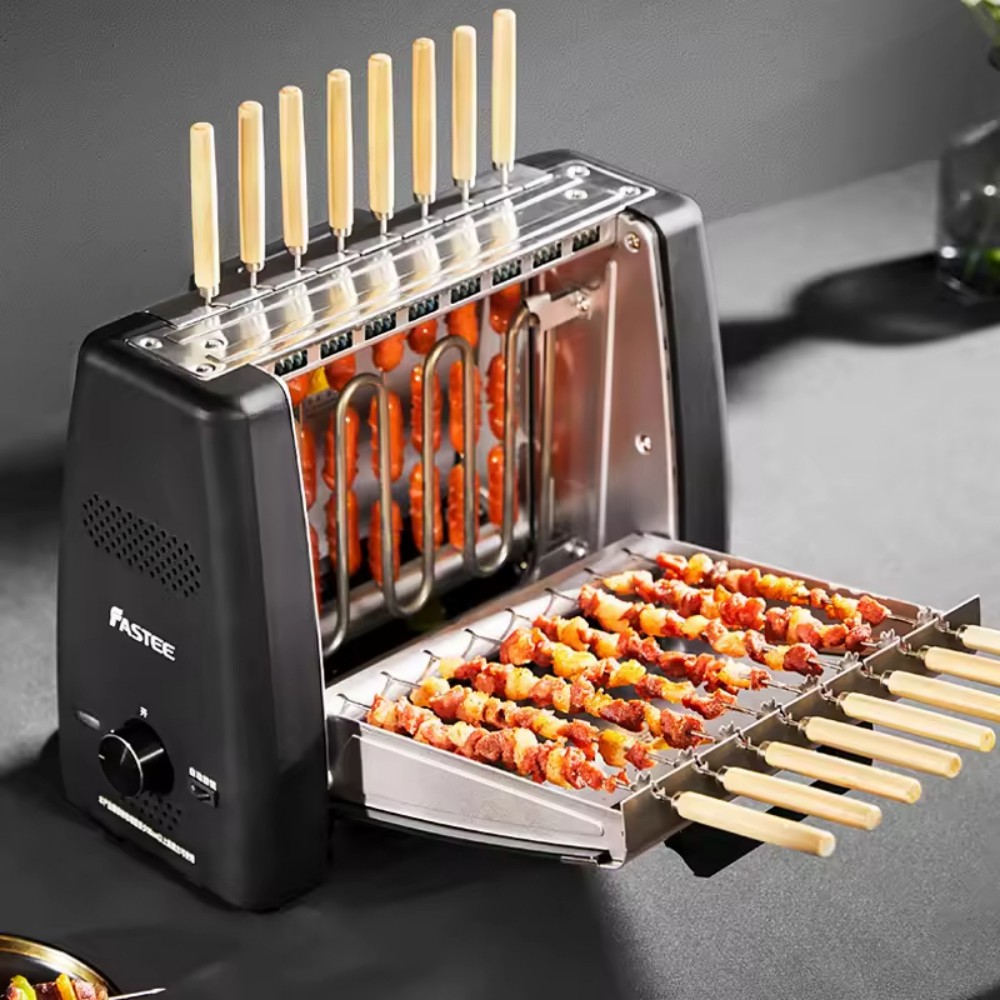 Electric 16 Skewers Stainless  - مراجعة Camping Cooking Griddle وسعره