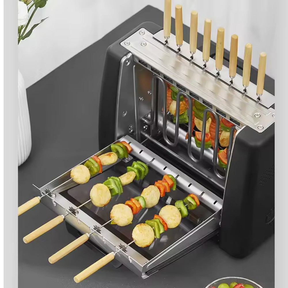 Electric 16 Skewers Stainless  - مراجعة Camping Cooking Griddle وسعره