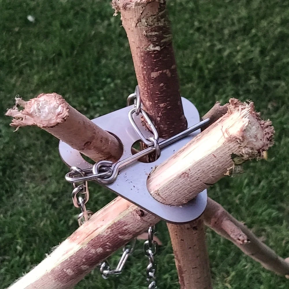 Outdoor BBQ Tripod Portable De - مراجعة Camping Cooking Tripod وسعره