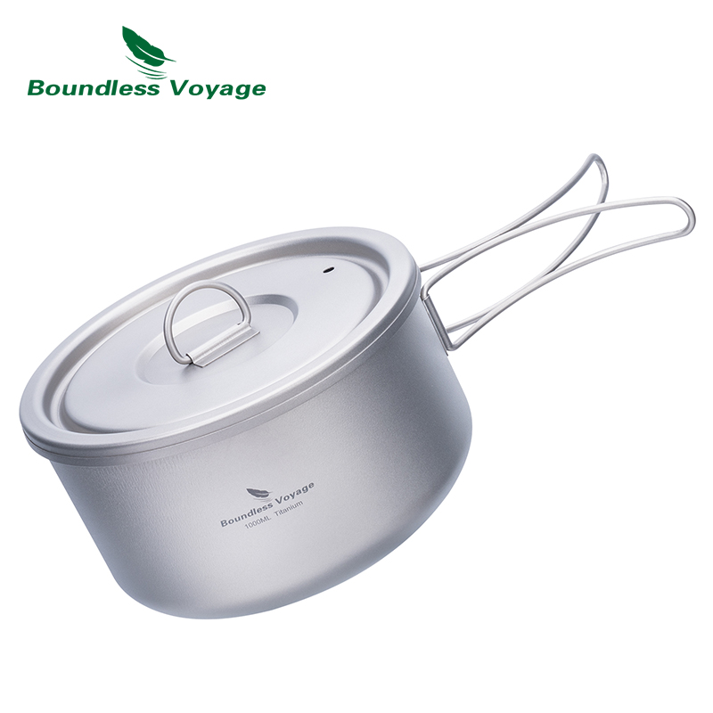 Boundless Voyage Titanium Camp - مراجعة Camping Cooking Set Large وسعره