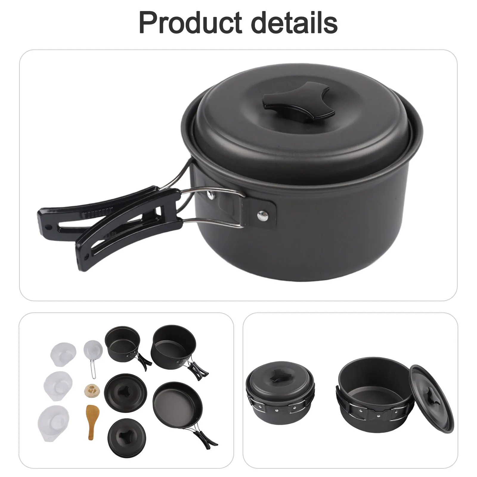 16.7*3.9CM Camping Cookware Se - مراجعة Camping Cooking Essentials Kit وسعره