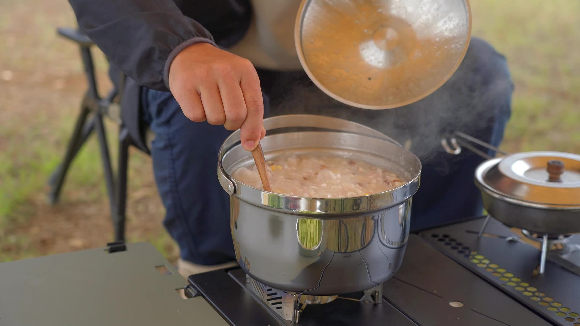 CAMPINGMOON CC-21 Stewed Rice  - مراجعة Camping Cooking Windscreen وسعره