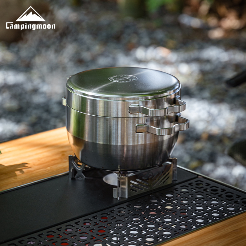 CAMPINGMOON DO-25 Extra-Thick  - مراجعة Camping Cooking Pan وسعره