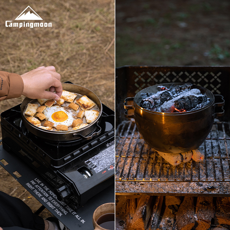 CAMPINGMOON DO-25 Extra-Thick  - مراجعة Camping Cooking Pan وسعره