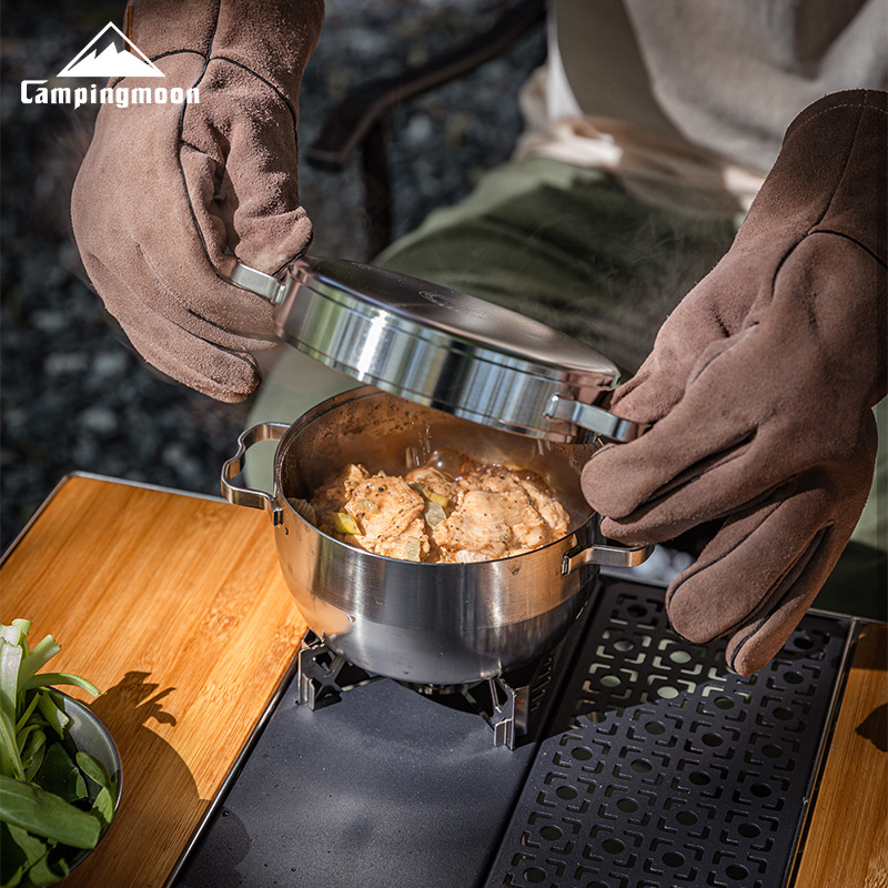 CAMPINGMOON DO-25 Extra-Thick  - مراجعة Camping Cooking Pan وسعره