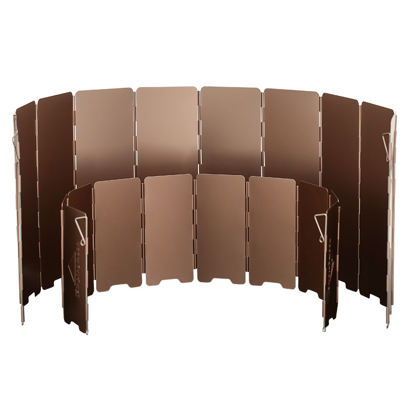 10 Plates Bronze-coloured Fold - مراجعة Camping Cooking No Gas وسعره
