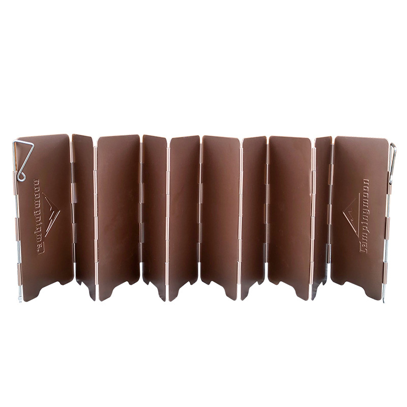 10 Plates Bronze-coloured Fold - مراجعة Camping Cooking No Gas وسعره
