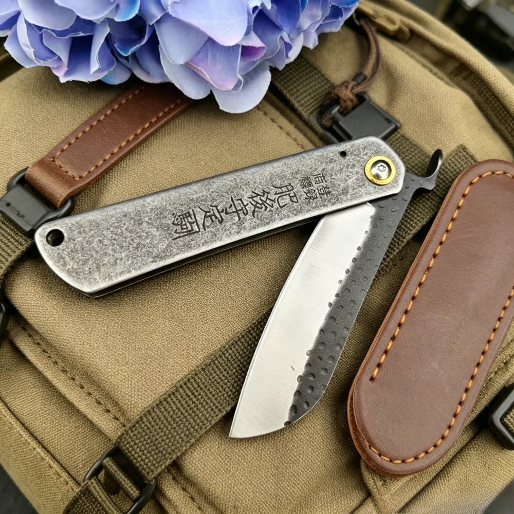 Higonokami Camping Essential C - مراجعة Camping Cooking Knife With Sheath وسعره