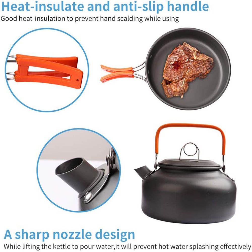 Outdoor camping cooking set, n - مراجعة Camping Cooking Windscreen وسعره
