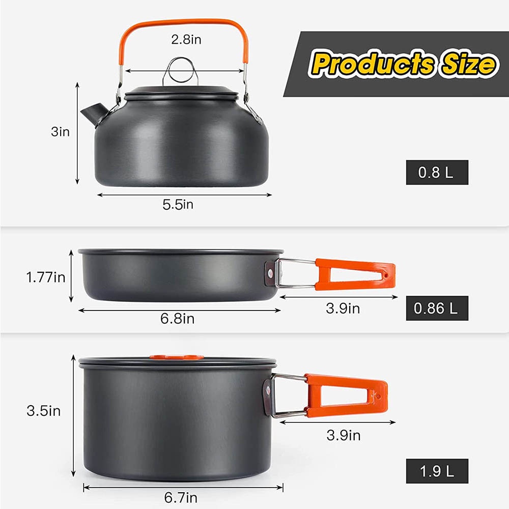 Outdoor camping cooking set, n - مراجعة Camping Cooking Windscreen وسعره