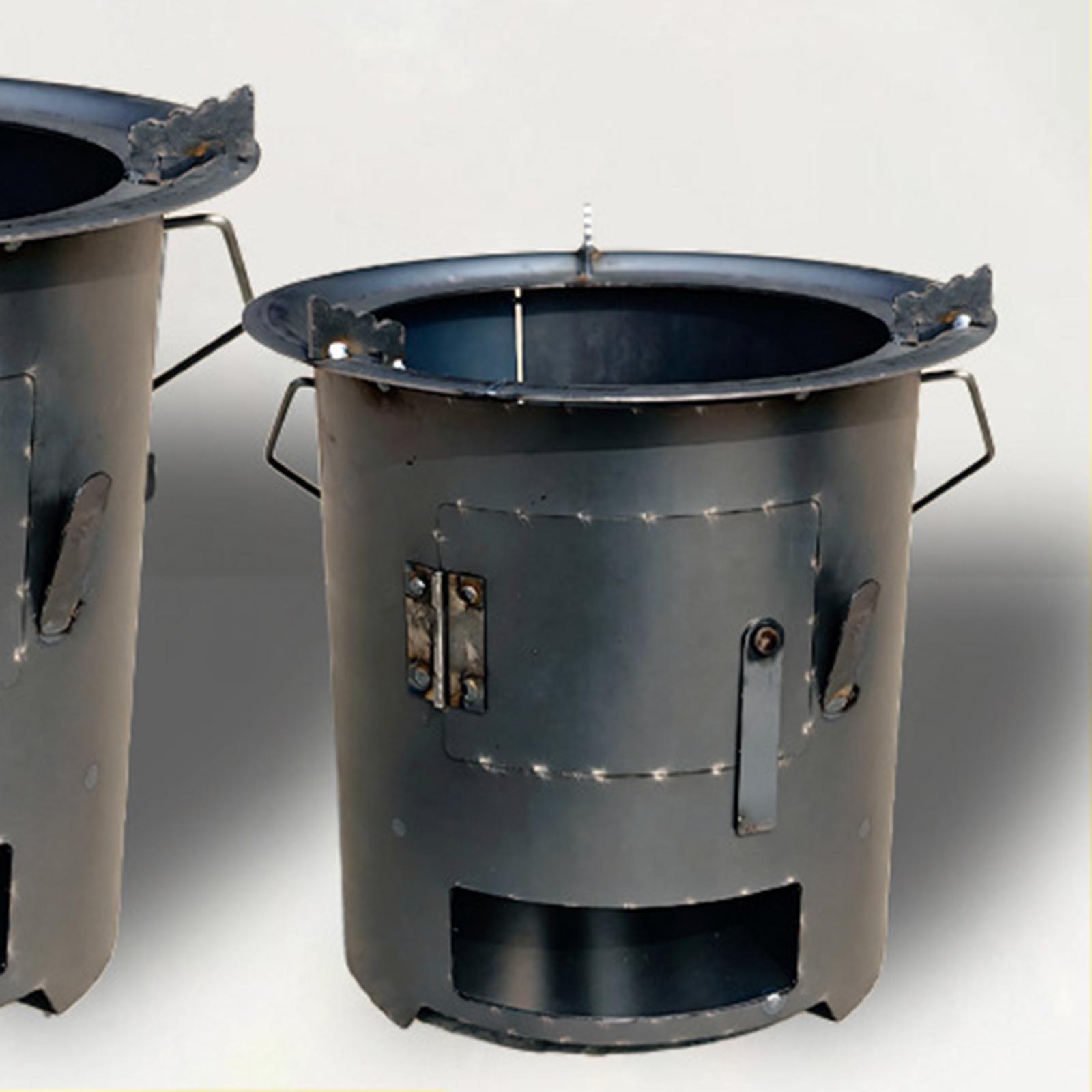 Wood Burning Furnace Cookware  - مراجعة Camping Cooking Fire Pit وسعره