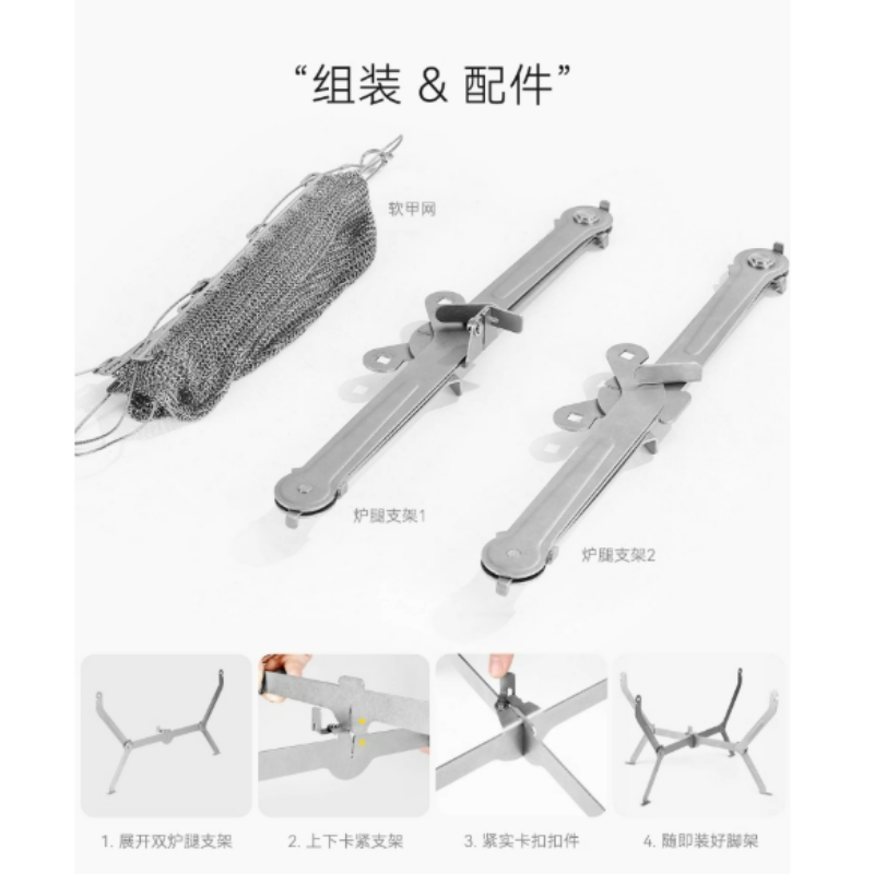 For Hiking Picnic Cooking Fold - مراجعة Camping Cooking Area وسعره
