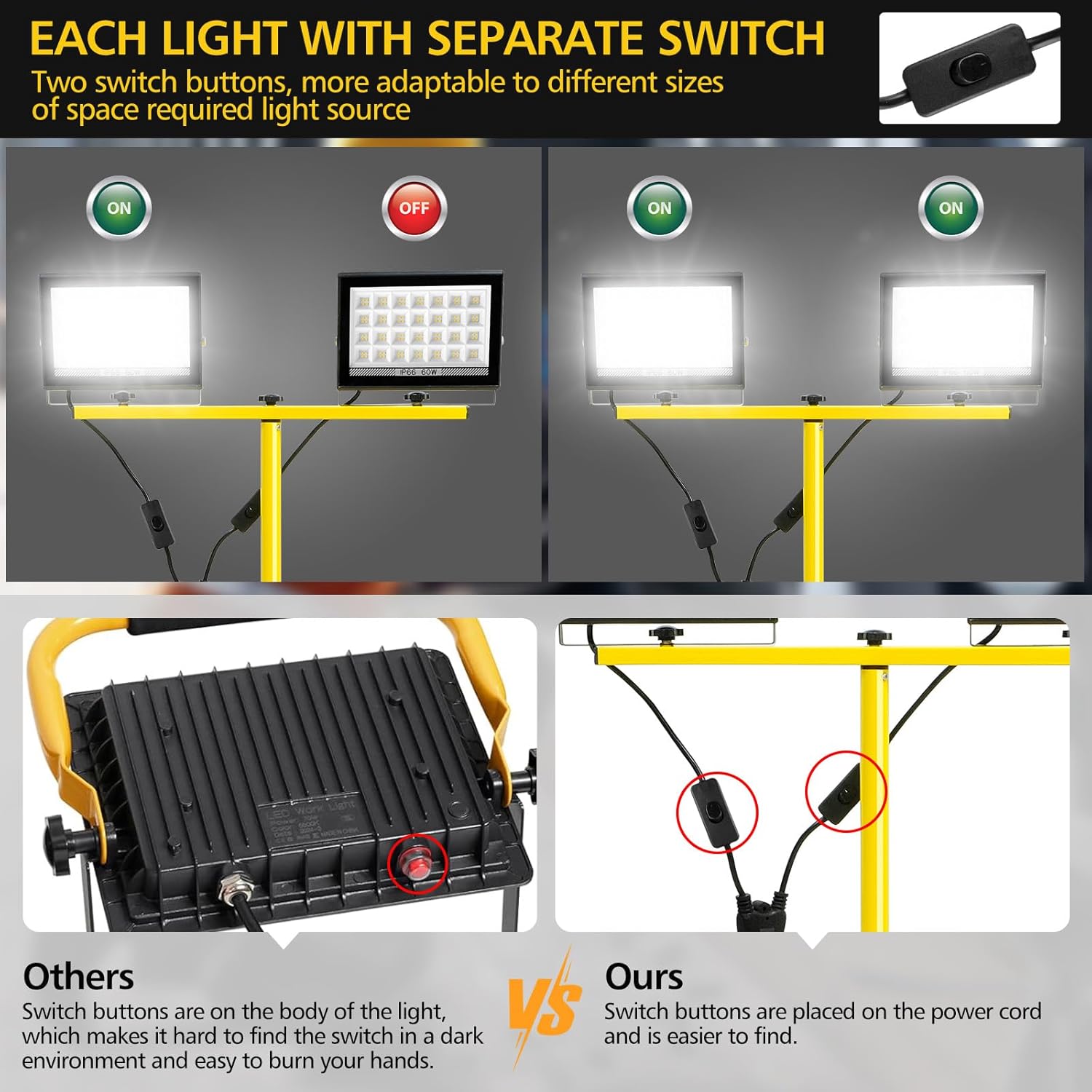 LED Work Light with Stand Adju - مراجعة Camping Cooking Tripod وسعره