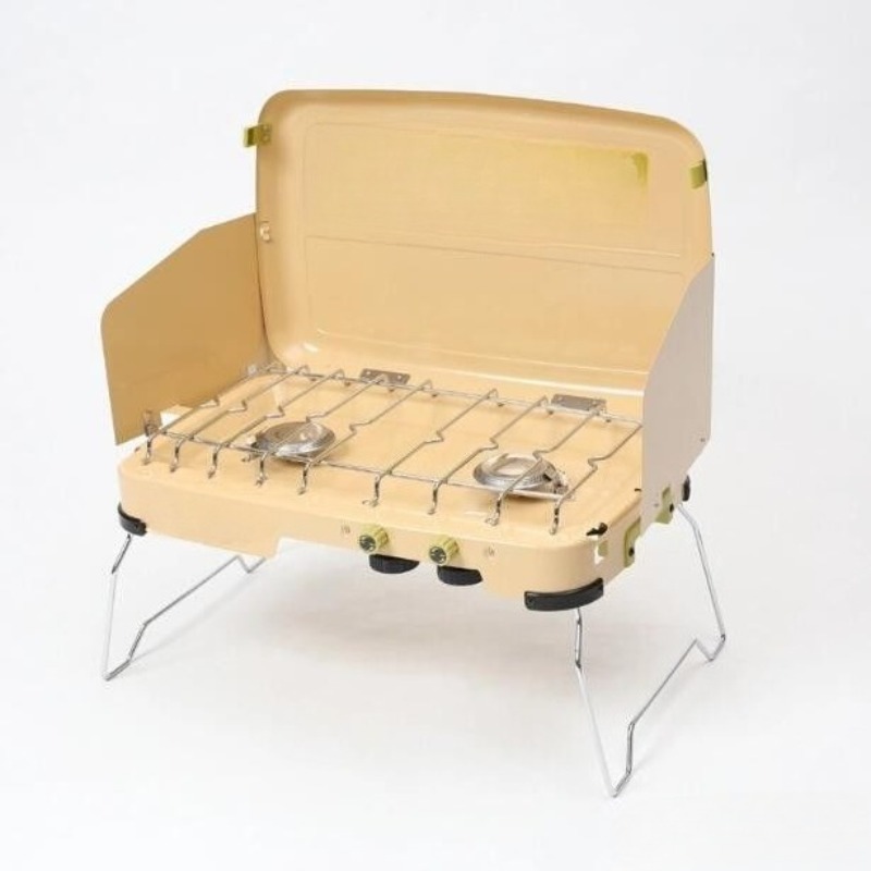 Camping Double Head Windproof  - مراجعة Camping Double Cooking Stove وسعره