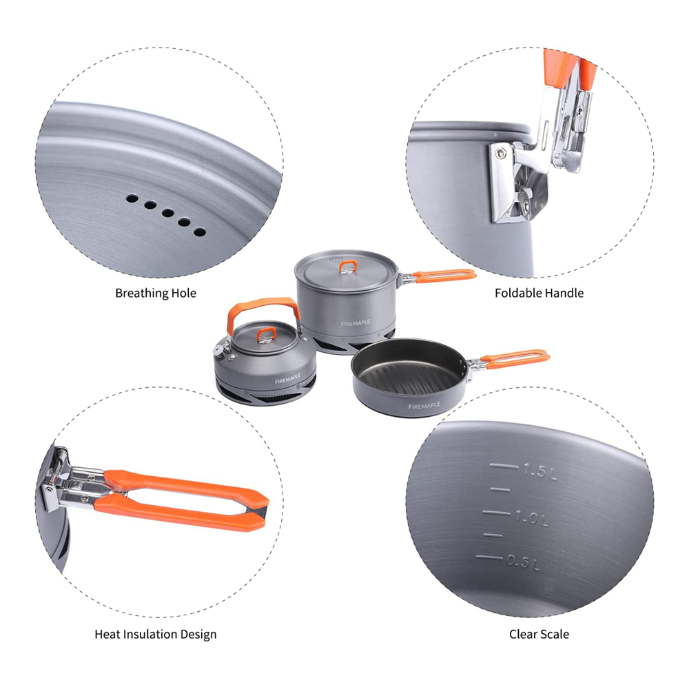 Fire Maple Camping Cookware Ut - مراجعة Camping Cooking Windscreen وسعره