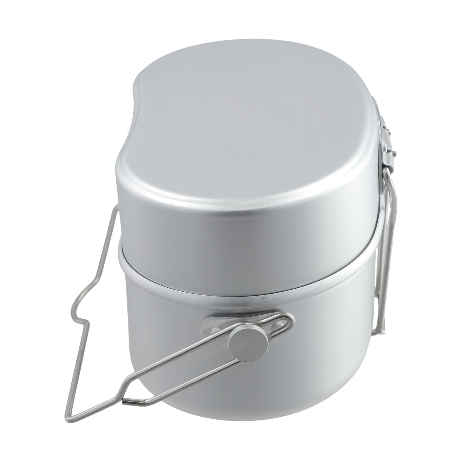 Hiking Cookware Aluminium Lunc - مراجعة Camping Double Cooking Stove وسعره
