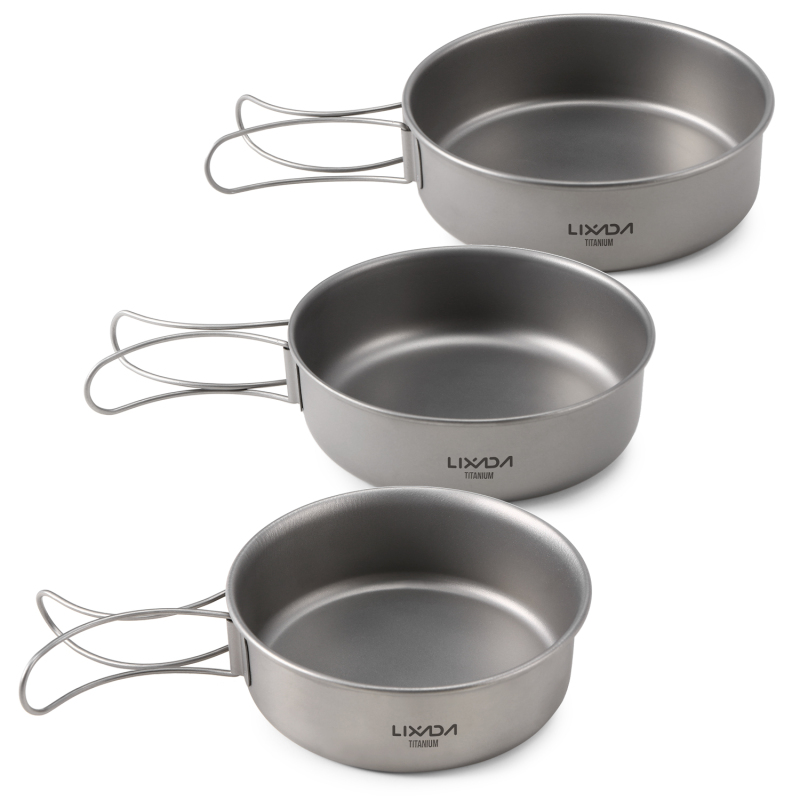 Lixada Titanium Bowls Ultralig - مراجعة Camping Cooking Dishes وسعره