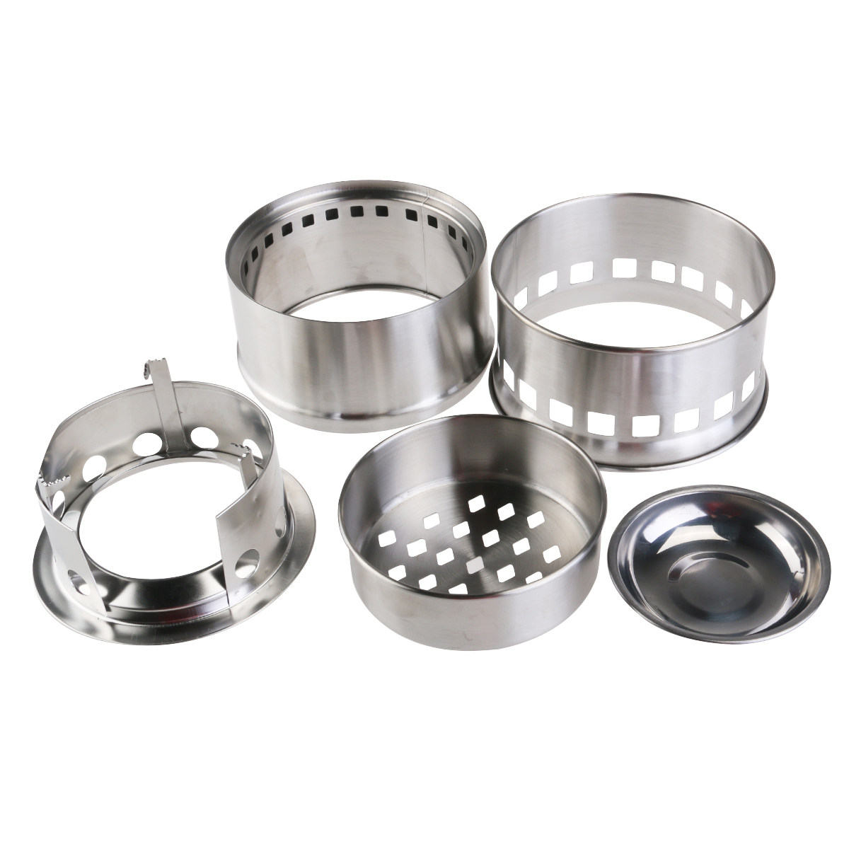 Lightweight Stainless Steel Wo - مراجعة Camping Double Cooking Stove وسعره