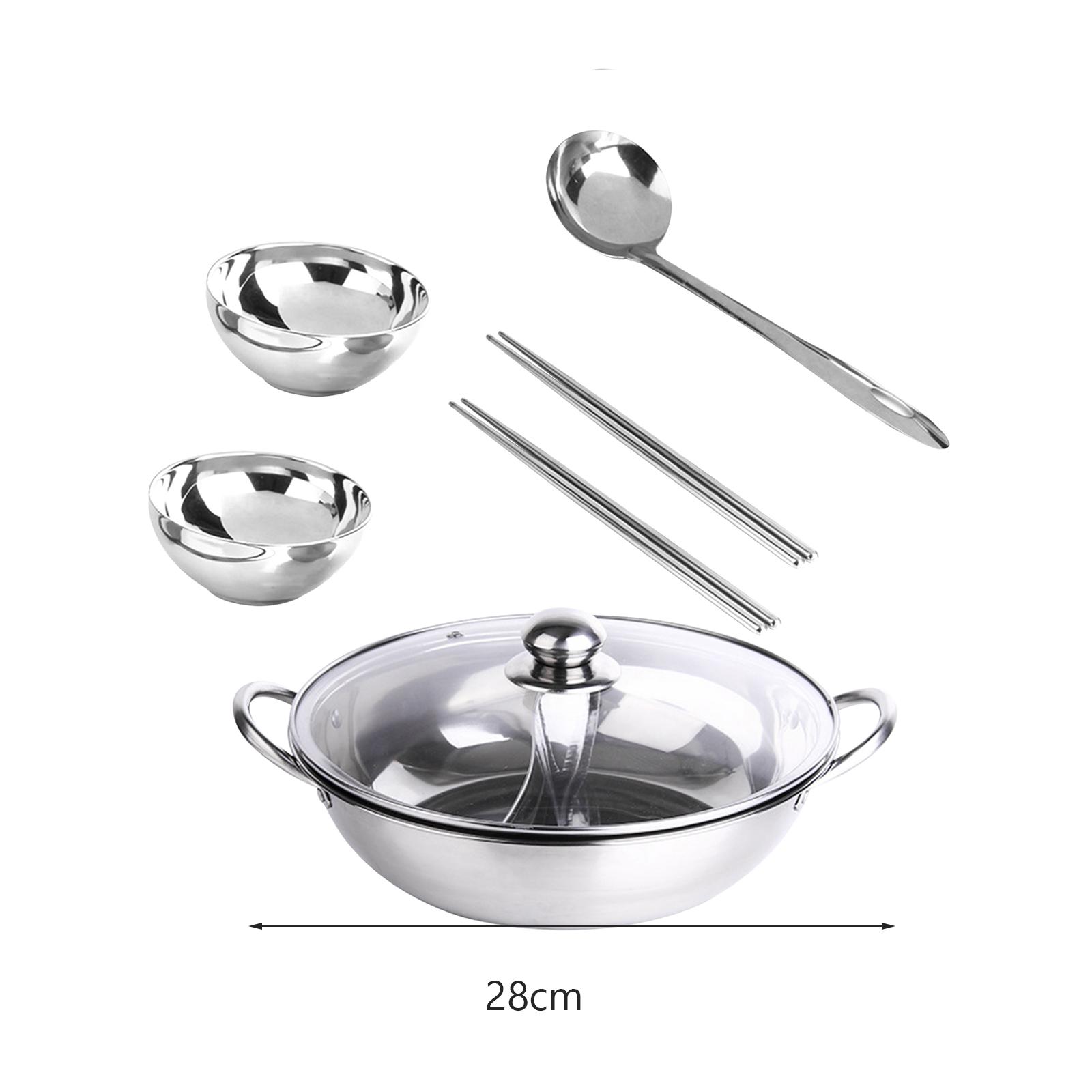 Hot Pot Pan Cooker with Glass  - مراجعة Camping Cooking Pot وسعره