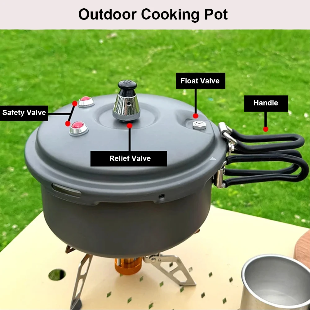 Camping Mini Pressure Cooking  - مراجعة Camping Cooking Pot وسعره