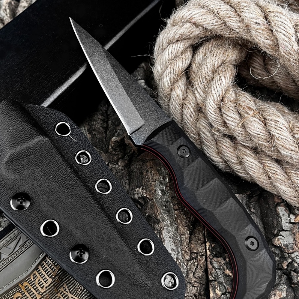 Camping Picnic Cooking Straigh - مراجعة Camping Cooking Knife With Sheath وسعره