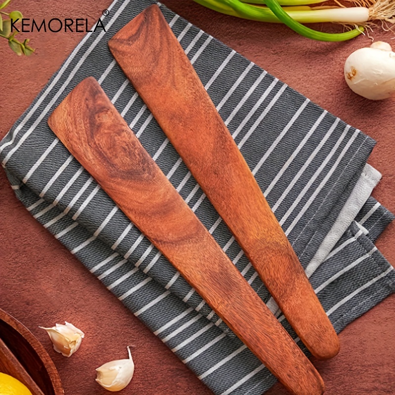 1PCS Teak Wood Tableware Spatu - مراجعة Camping Cooking Windscreen وسعره