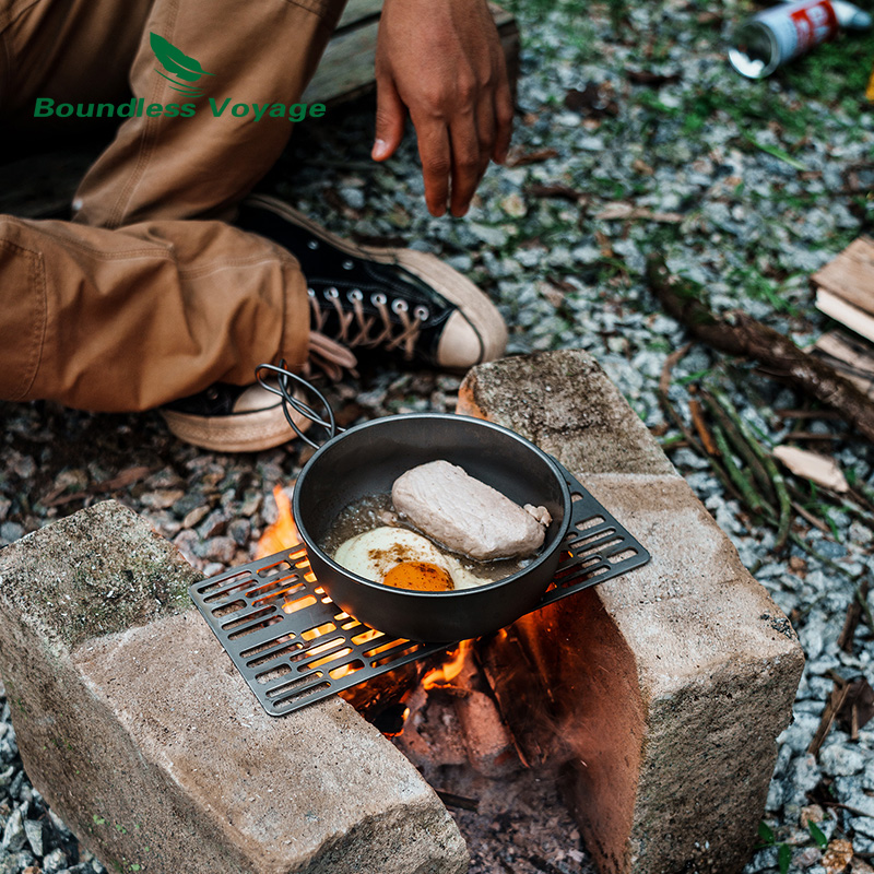 Boundeless Voyage Outdoor Camp - مراجعة Camping Cooking Griddle وسعره