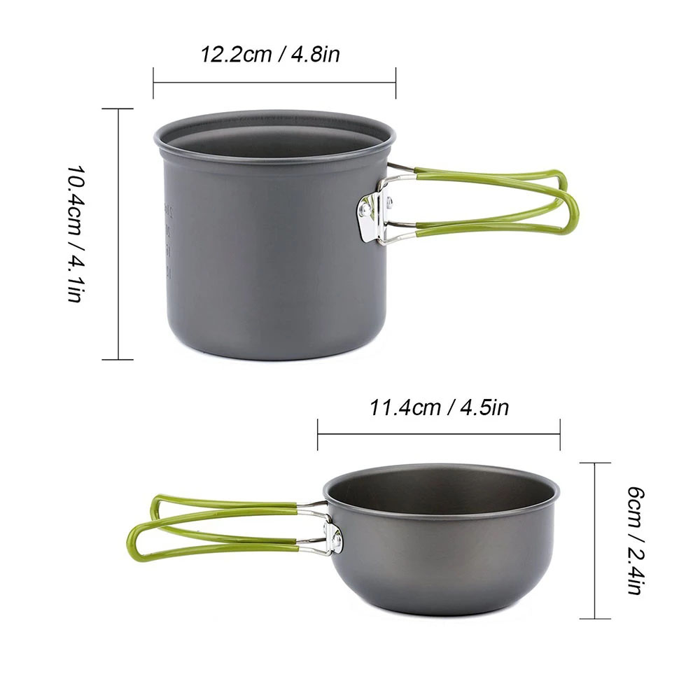 Camping Cookware Kit with Stov - مراجعة Camping Cooking Roll وسعره