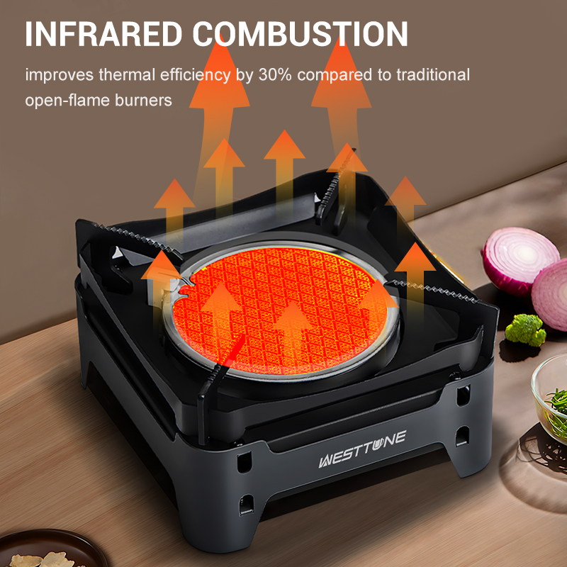 WESTTUNE Outdoor Infrared Comb - مراجعة Camping Cooking No Gas وسعره