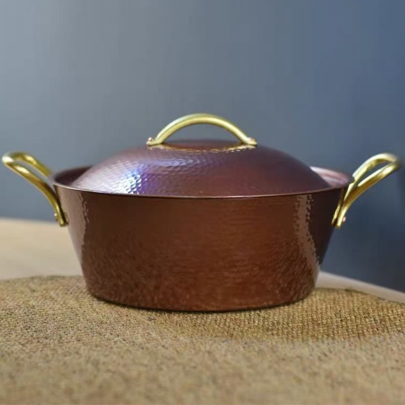 Handcrafted Vintage Copper Pot - مراجعة Camping Cooking Pot وسعره