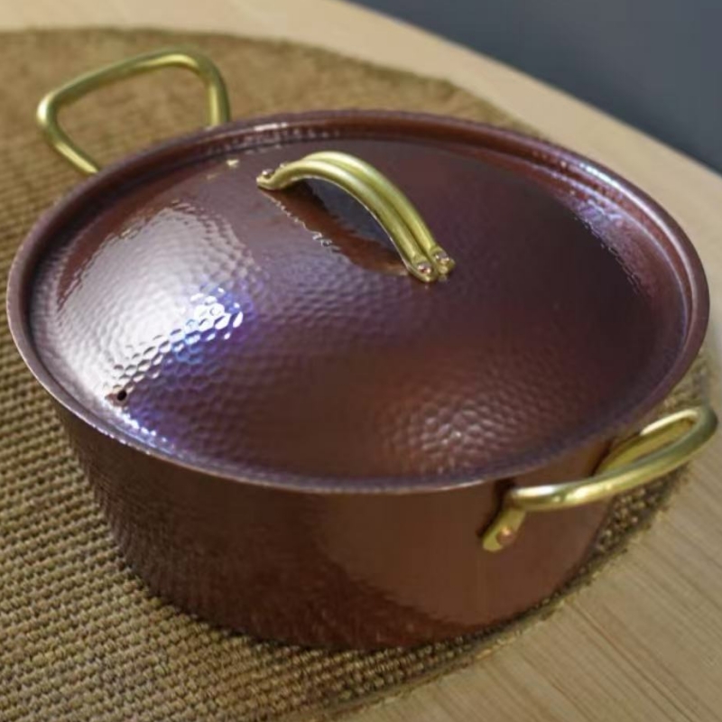 Handcrafted Vintage Copper Pot - مراجعة Camping Cooking Pot وسعره