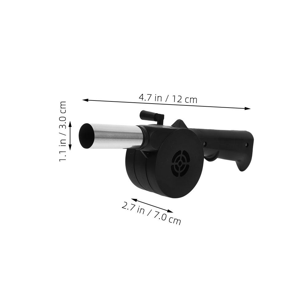 Manual Blower Black Hand Crank - مراجعة Camping Cooking Fire Pit وسعره