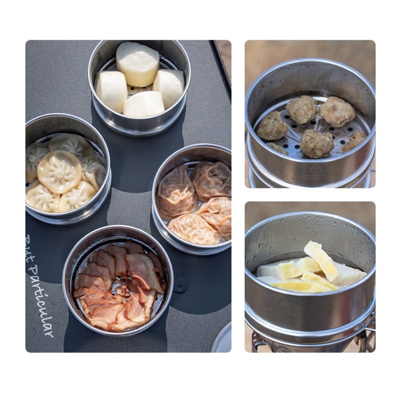 CAMPINGMOON Portatle Outdoor C - مراجعة Camping Cooking Dishes وسعره